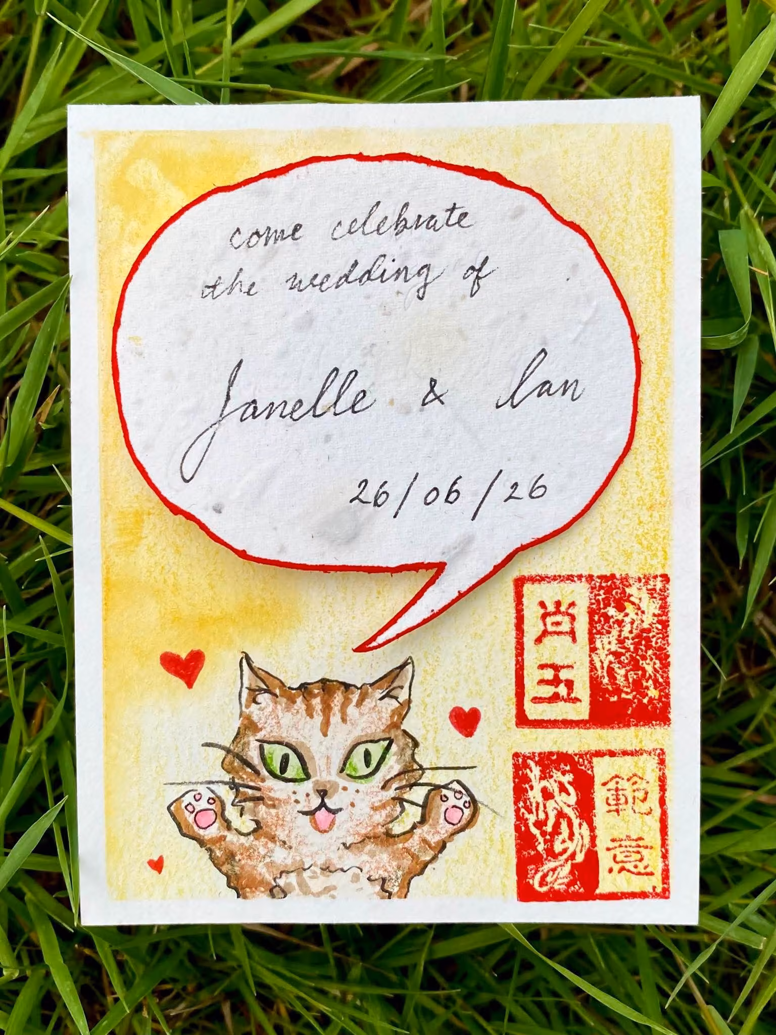 come celebrate the wedding of Janelle & Ian 26/06/26